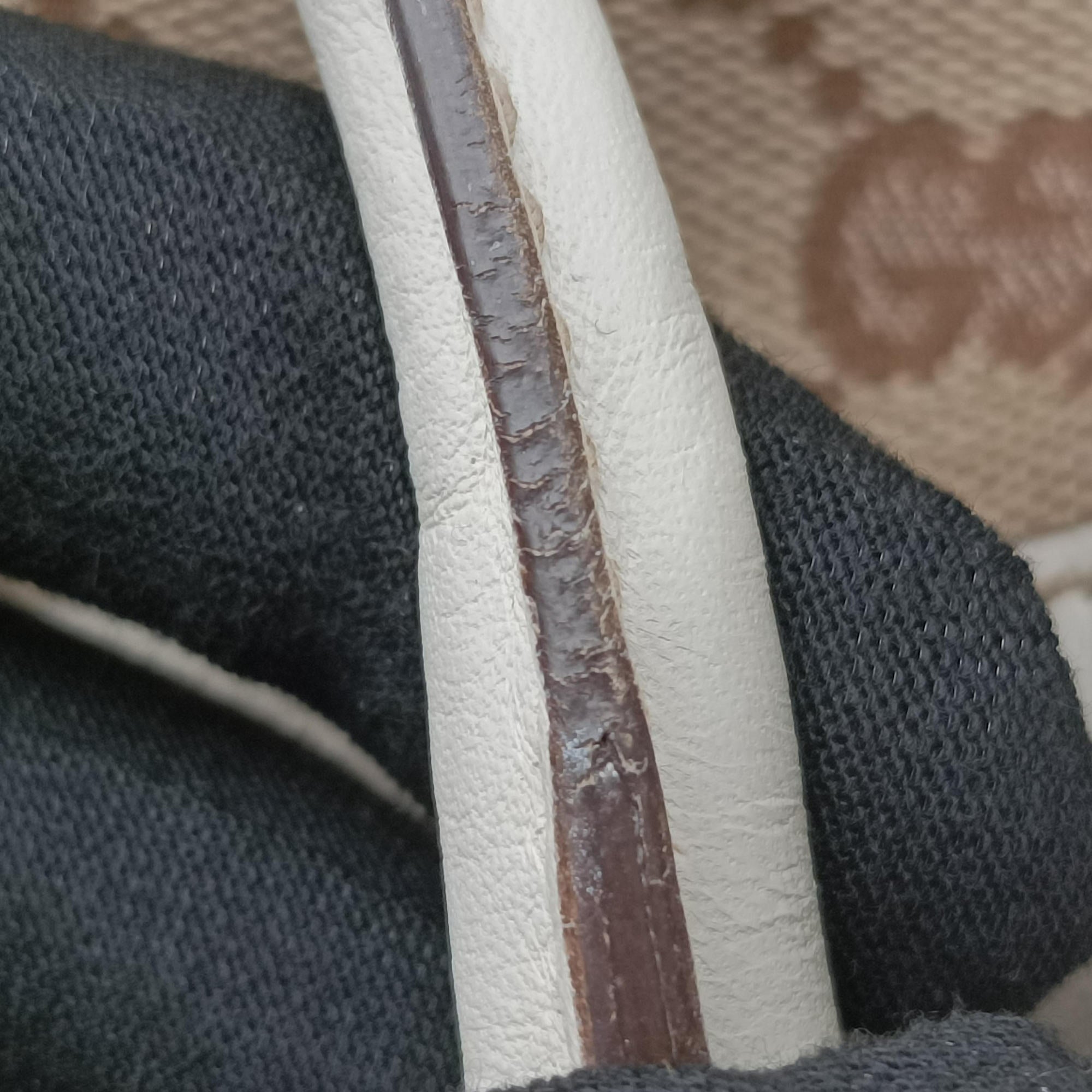 GG Pattern Trophy Beige × Ivory Leather×Canvas 189825 D01755150GG柄 トロフィー ベージュ×アイボリー レザー×キャンバス 189825 D01755150
