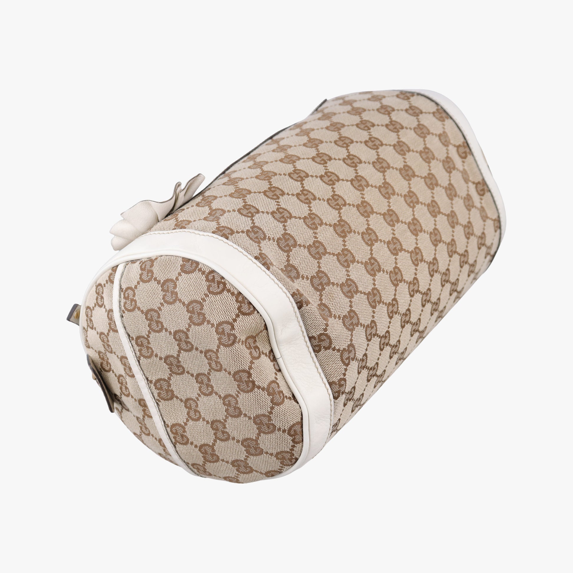 GG Pattern Trophy Beige × Ivory Leather×Canvas 189825 D01755150GG柄 トロフィー ベージュ×アイボリー レザー×キャンバス 189825 D01755150
