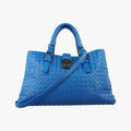 Roma Intrecciato Blue lambskin B02133734Tローマ イントレチャート ブルー ラムスキン B02133734T