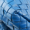 Roma Intrecciato Blue lambskin B02133734Tローマ イントレチャート ブルー ラムスキン B02133734T