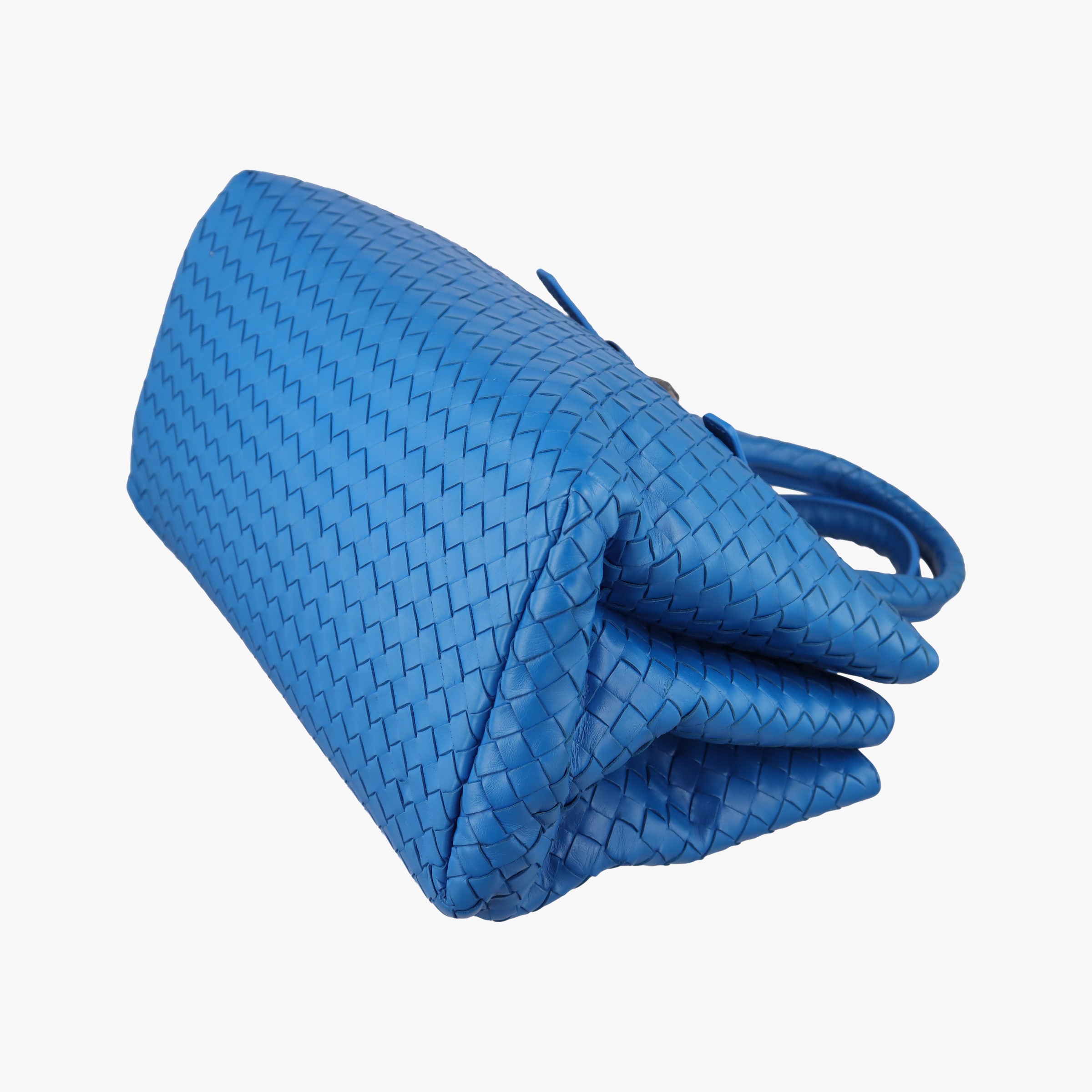 Roma Intrecciato Blue lambskin B02133734Tローマ イントレチャート ブルー ラムスキン B02133734T