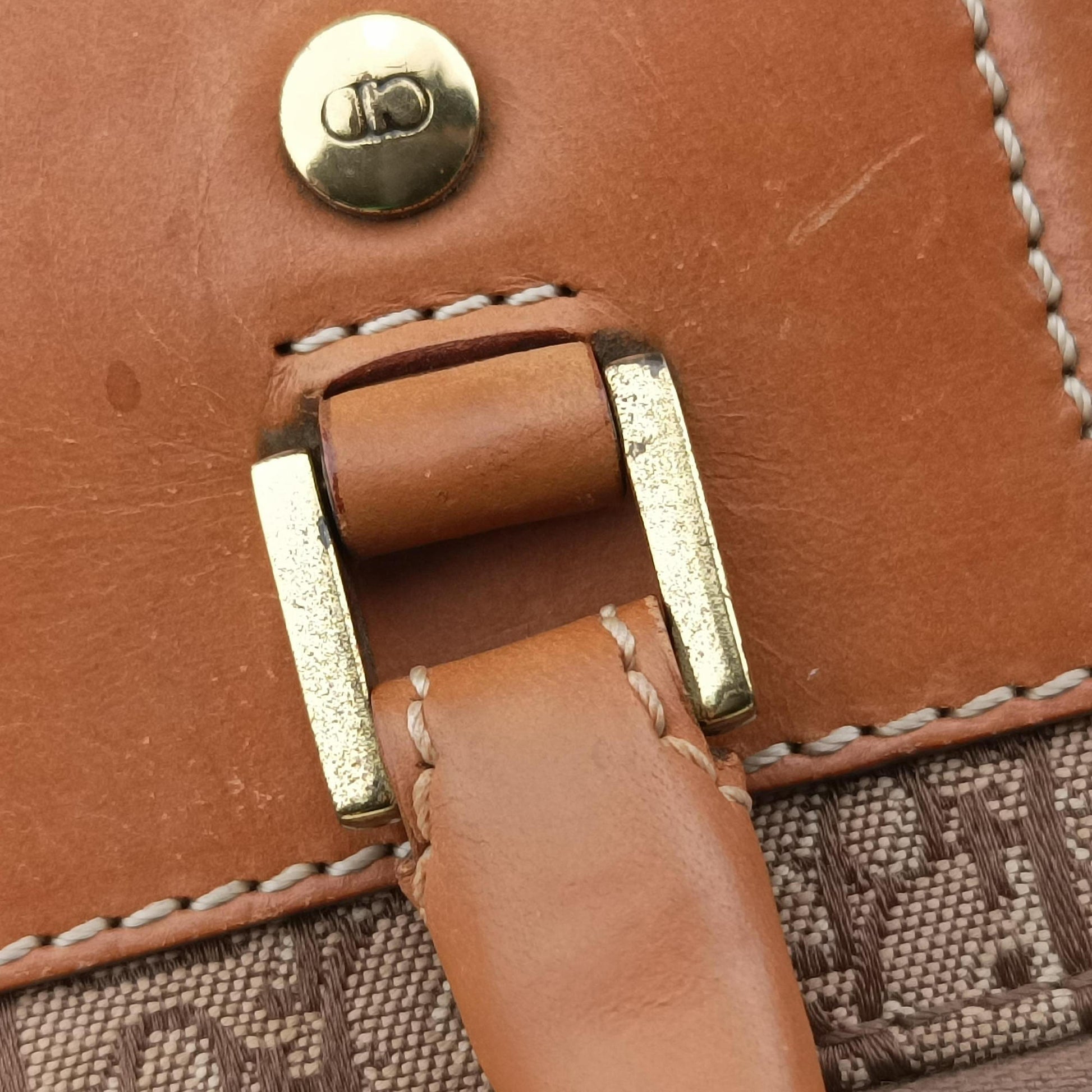 Street Chic Trotter Beige×brown canvas×leather 03BM-0093ストリートシックトロッター ベージュ×ブラウン キャンバス×レザー 03BM-0093