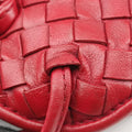 NODINI Intrecciato Red lambskin B01263721Wノディーニ イントレチャート レッド ラムスキン B01263721W