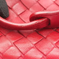 NODINI Intrecciato Red lambskin B01263721Wノディーニ イントレチャート レッド ラムスキン B01263721W