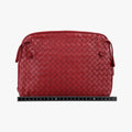 NODINI Intrecciato Red lambskin B01263721Wノディーニ イントレチャート レッド ラムスキン B01263721W