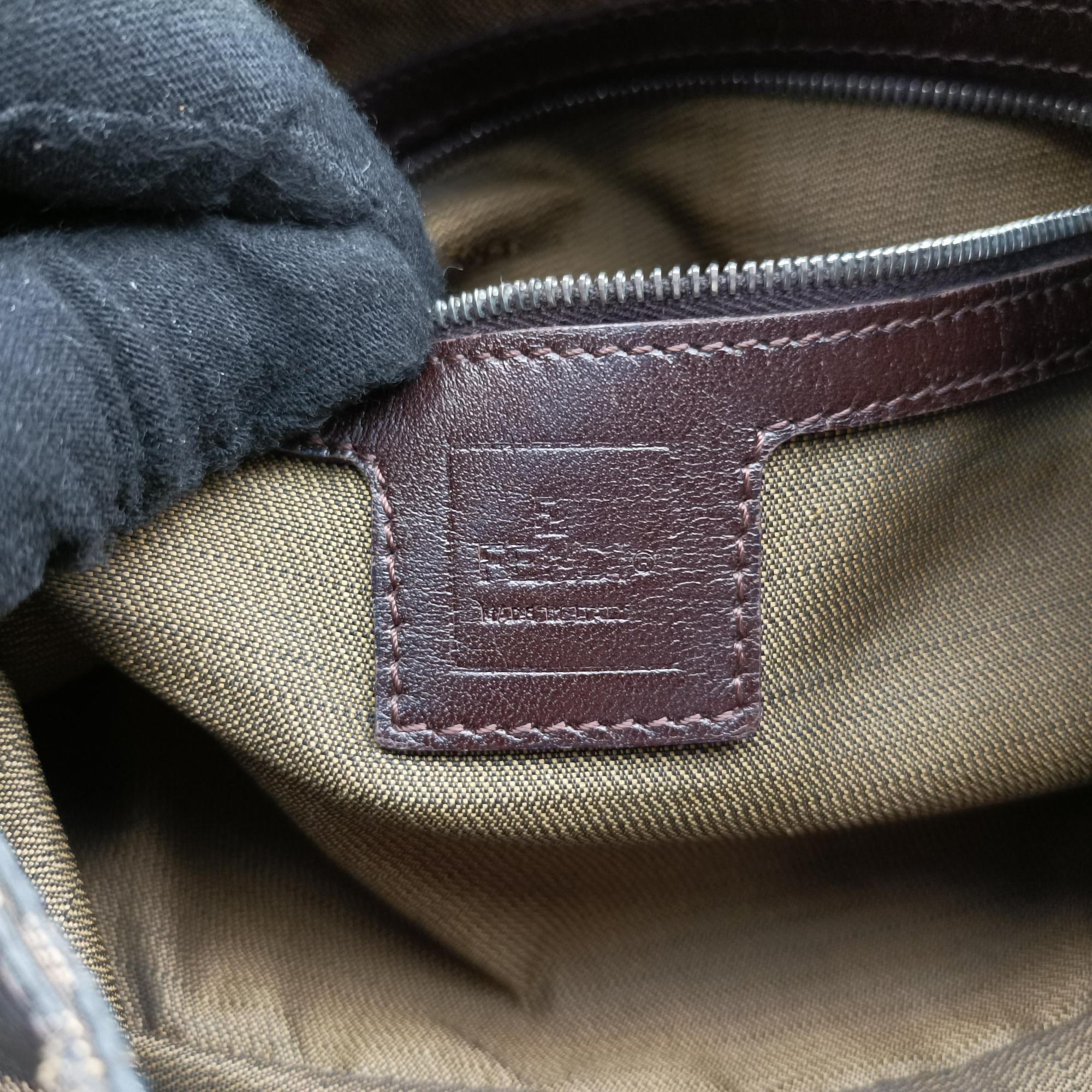 Baguette Zucchino Brown canvas 377526 Lot number unknownバゲット ズッキーニ ブラウン キャンバス 377526 製番不明