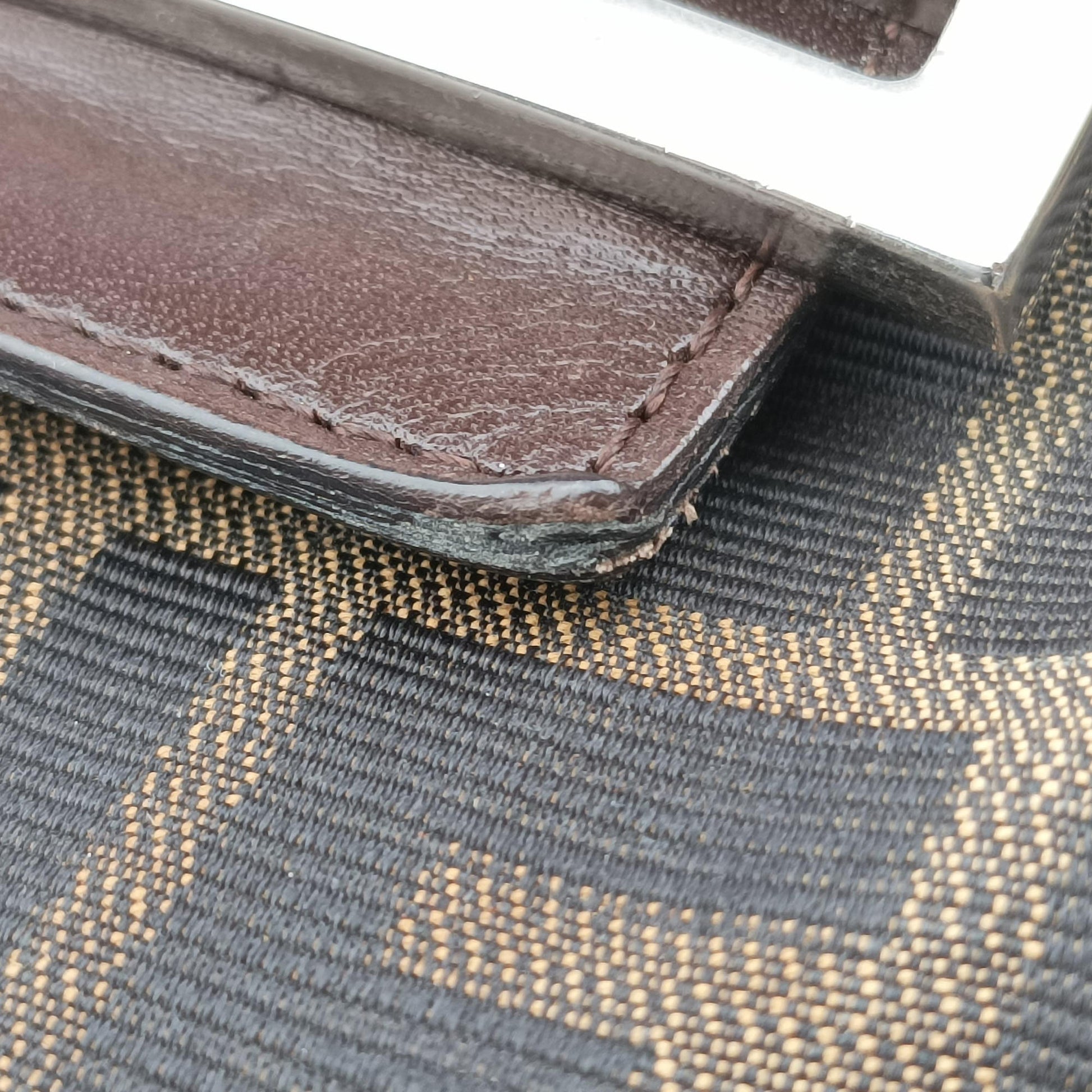 Baguette Zucchino Brown canvas 377526 Lot number unknownバゲット ズッキーニ ブラウン キャンバス 377526 製番不明
