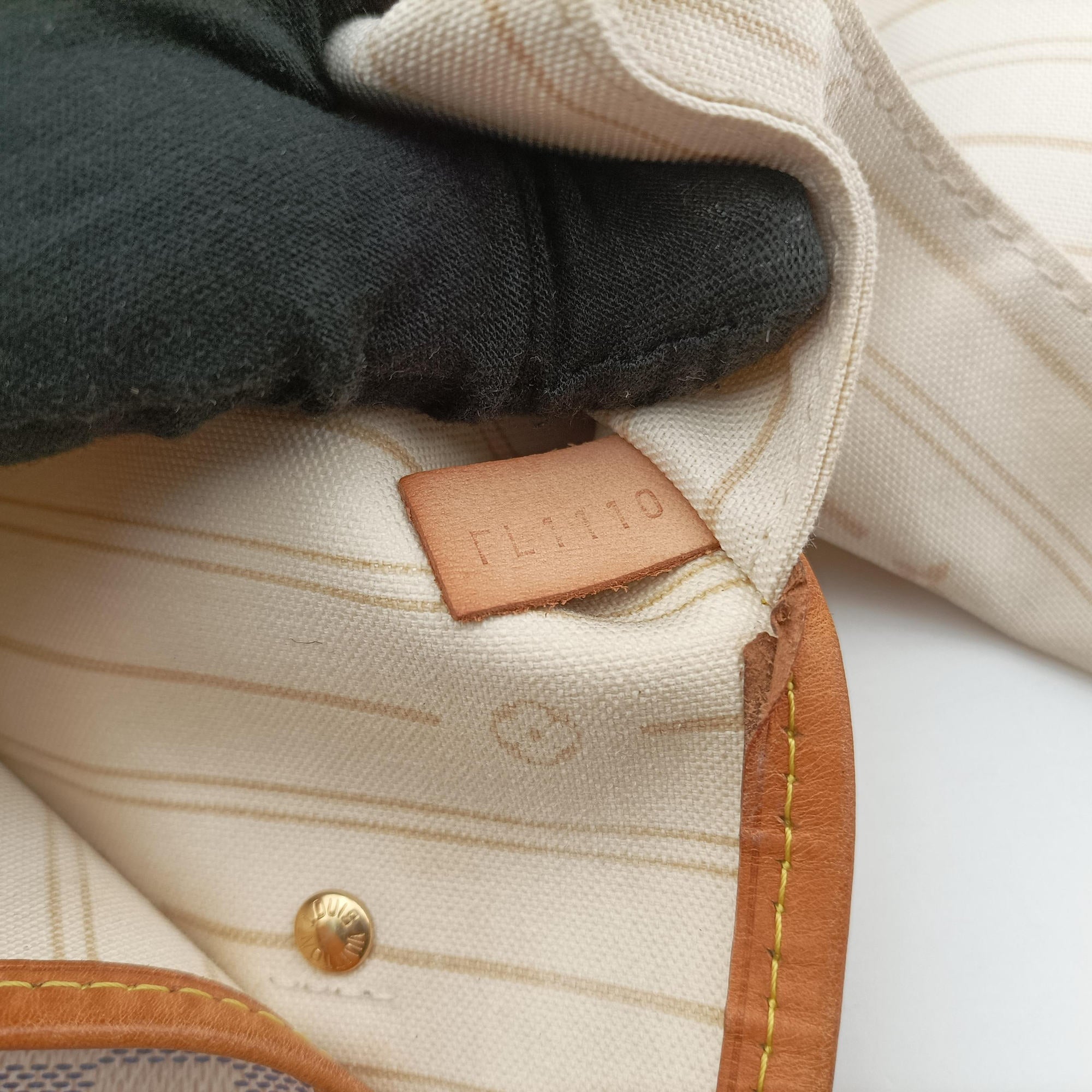 NEVERFULL GM Azur Damier Canvas N51108 FL1110ネヴァーフルGM アズール ダミエキャンバス N51108 FL1110