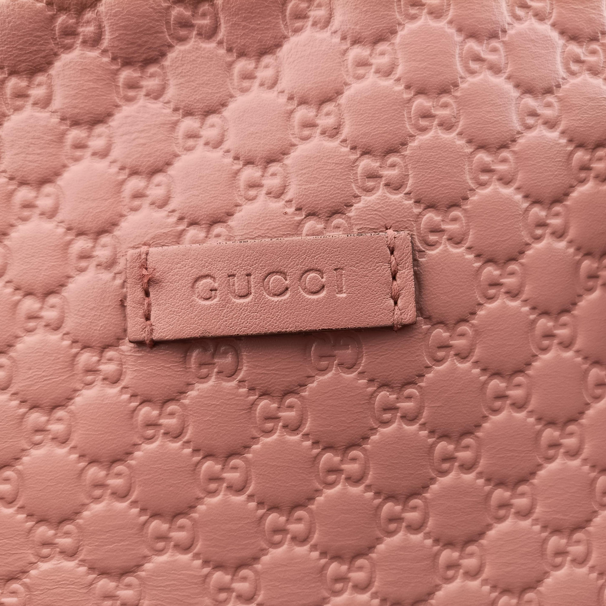 Microguccissima Pink Leather 449663 H023188015マイクログッチシマ ピンク レザー 449663 H023188015