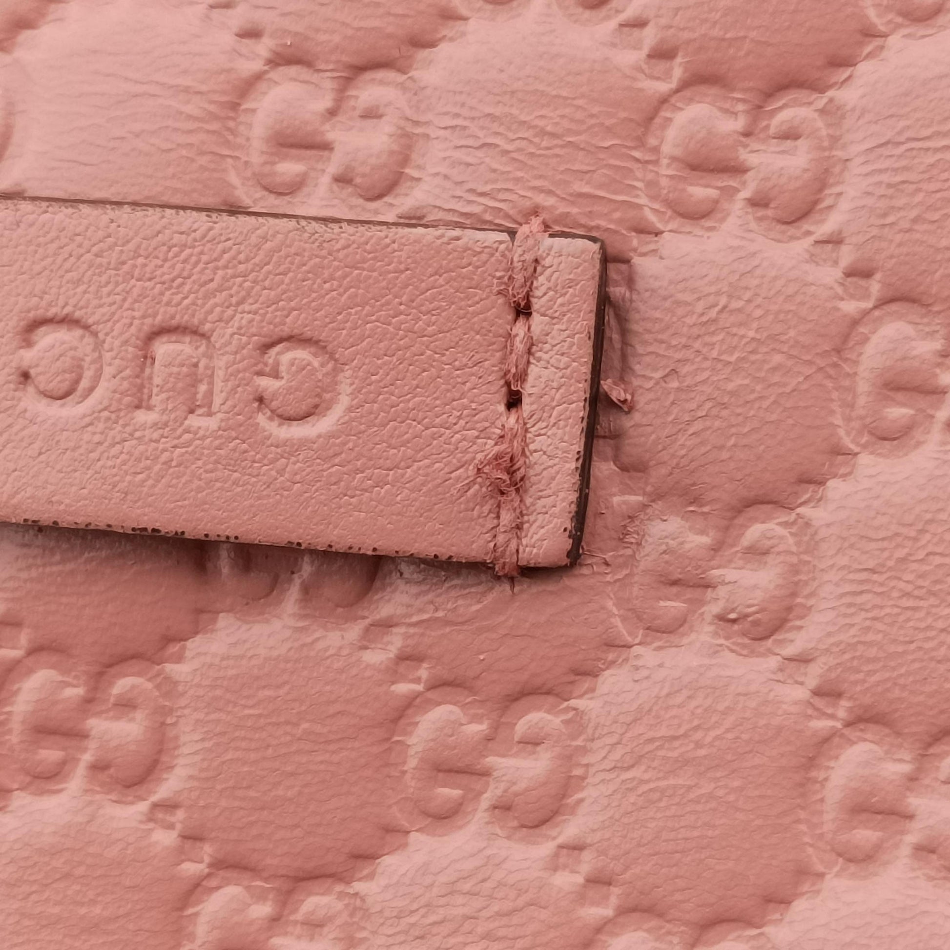 Microguccissima Pink Leather 449663 H023188015マイクログッチシマ ピンク レザー 449663 H023188015