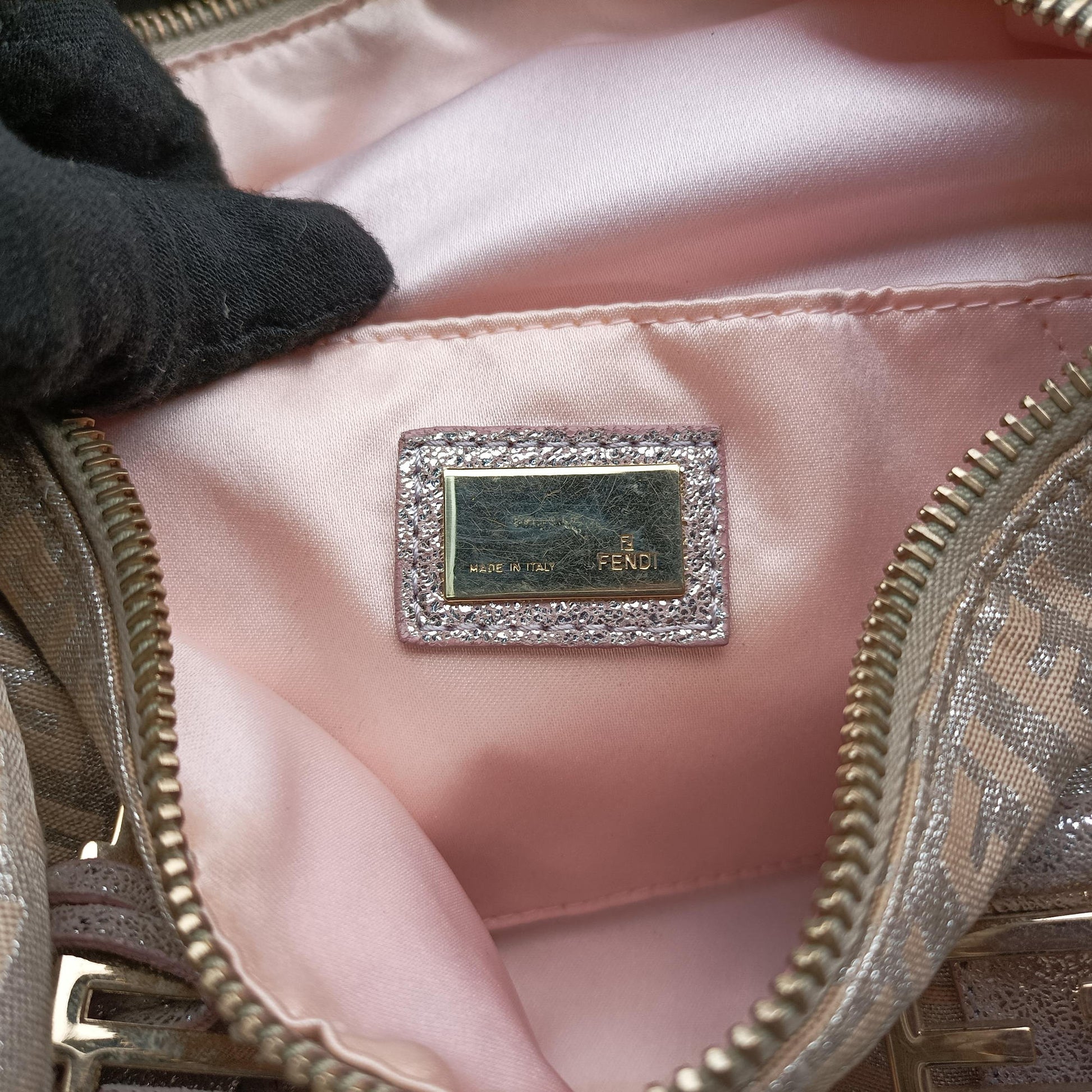 Zucchino Glitter Logo Pink Canvas 8BL068 2305-063-RQ6/058スパンコールイエローグラデーション ピンク キャンバス 8BL068 2305-063-RQ6/058