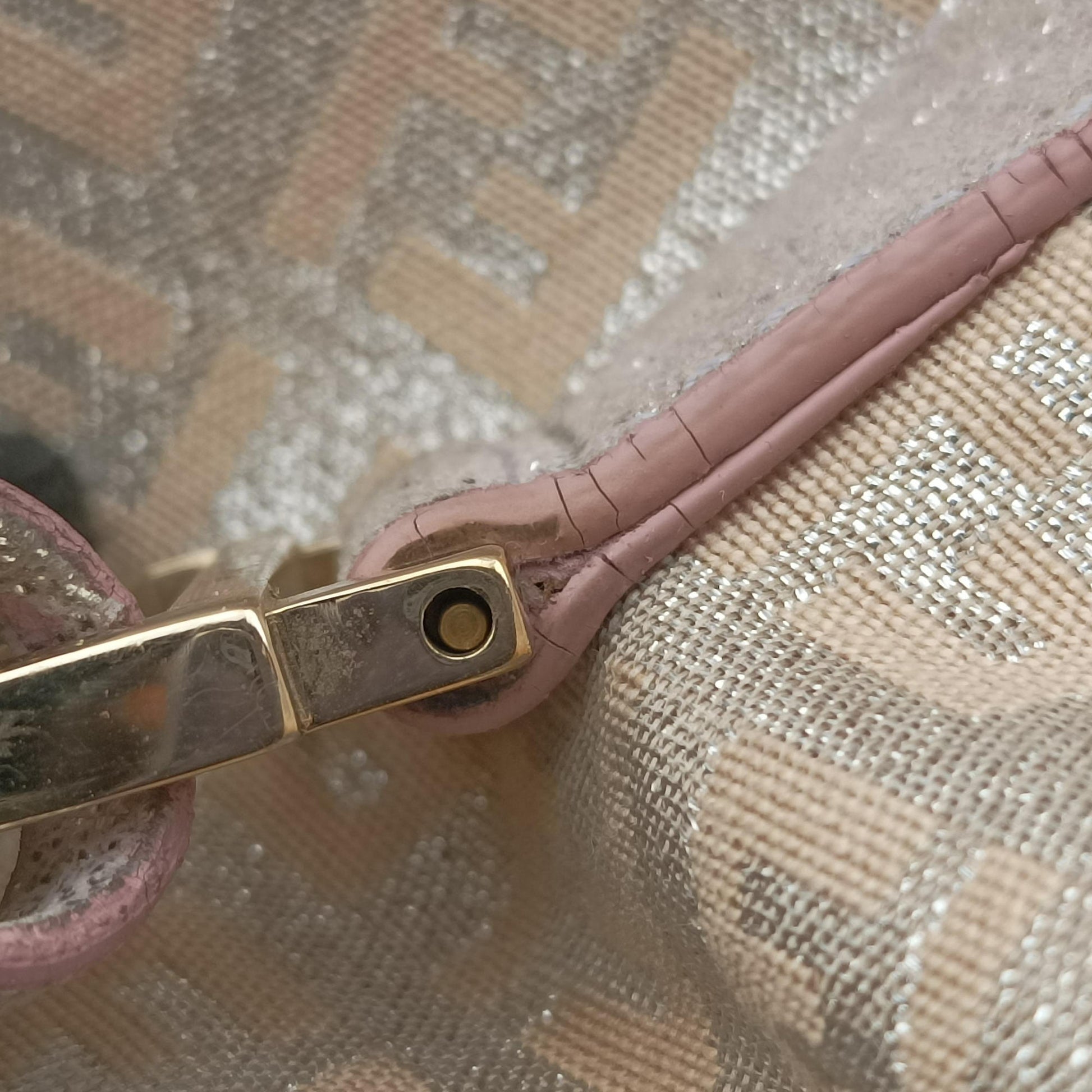 Zucchino Glitter Logo Pink Canvas 8BL068 2305-063-RQ6/058スパンコールイエローグラデーション ピンク キャンバス 8BL068 2305-063-RQ6/058