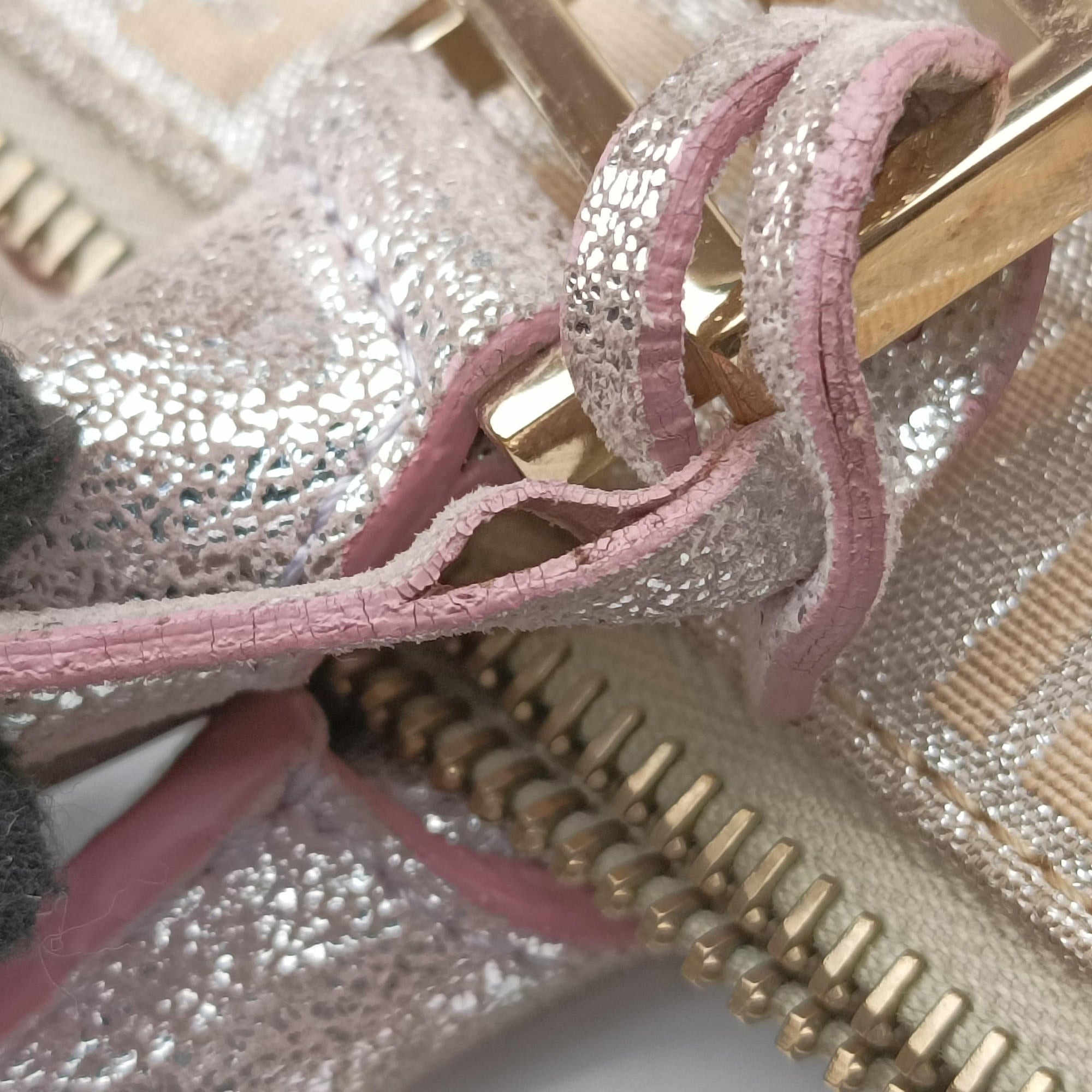 Zucchino Glitter Logo Pink Canvas 8BL068 2305-063-RQ6/058スパンコールイエローグラデーション ピンク キャンバス 8BL068 2305-063-RQ6/058