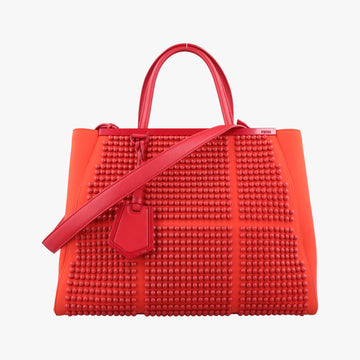 2 JOURS Orange x Red fabric x Leather 8BH250 8BH250-K1X 138-2516トゥージュール オレンジ x レッド ファブリック x レザー 8BH250 8BH250-K1X 138-2516
