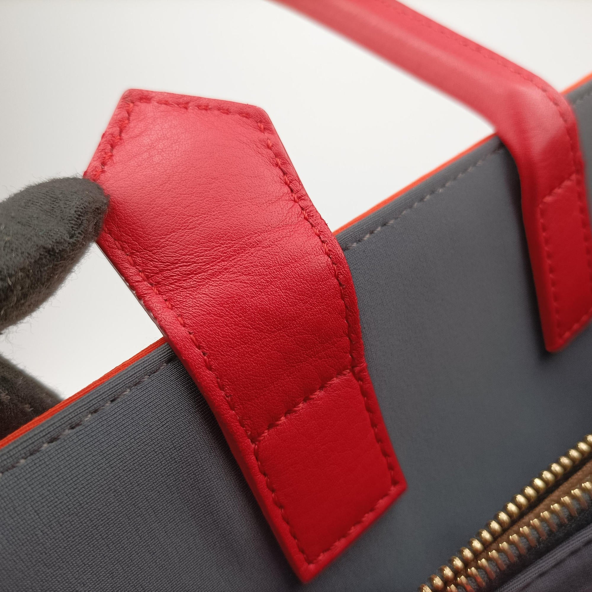 2 JOURS Orange x Red fabric x Leather 8BH250 8BH250-K1X 138-2516トゥージュール オレンジ x レッド ファブリック x レザー 8BH250 8BH250-K1X 138-2516