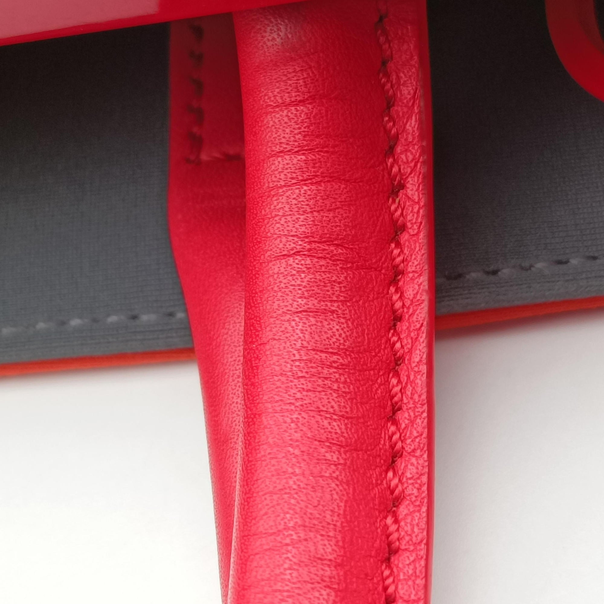 2 JOURS Orange x Red fabric x Leather 8BH250 8BH250-K1X 138-2516トゥージュール オレンジ x レッド ファブリック x レザー 8BH250 8BH250-K1X 138-2516