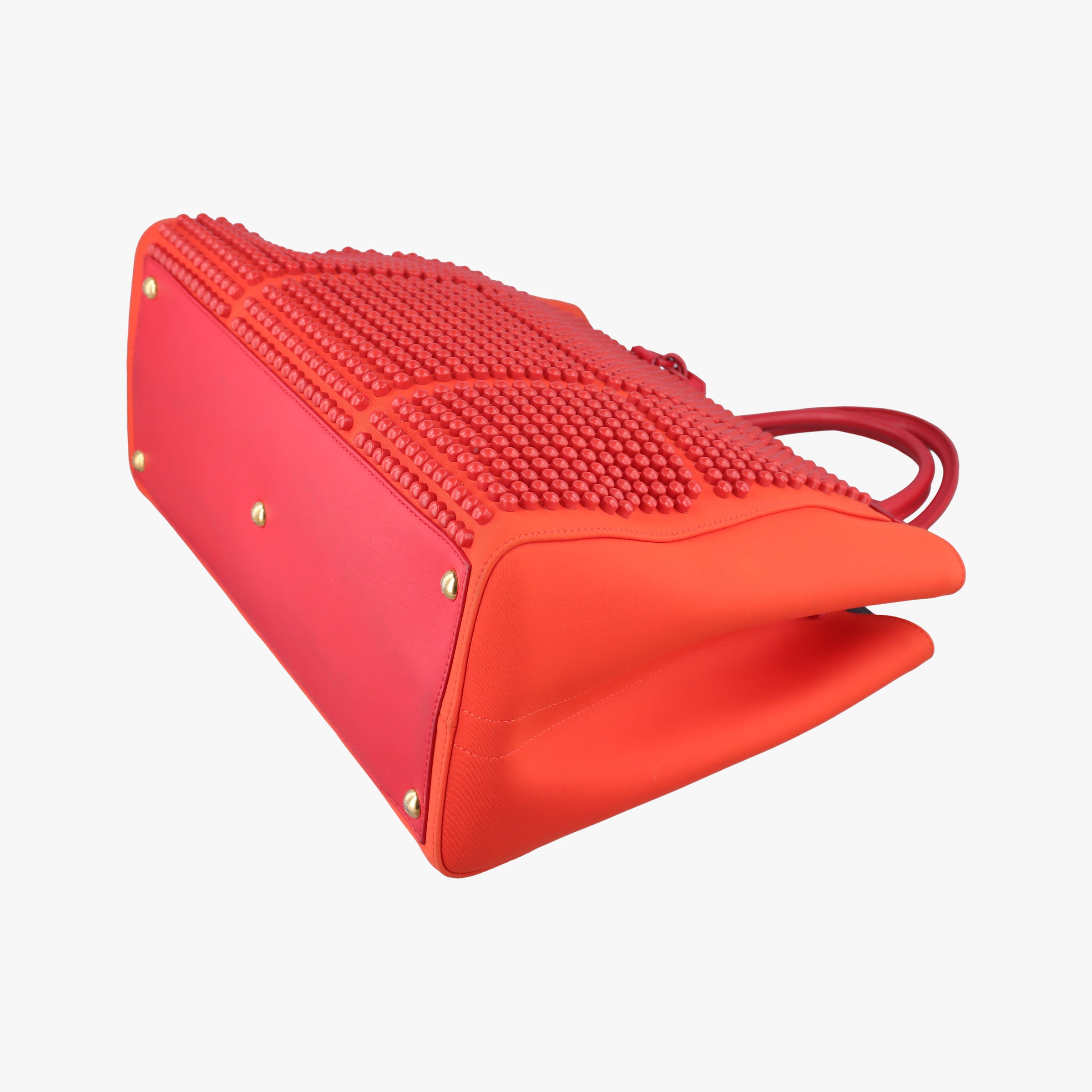 2 JOURS Orange x Red fabric x Leather 8BH250 8BH250-K1X 138-2516トゥージュール オレンジ x レッド ファブリック x レザー 8BH250 8BH250-K1X 138-2516