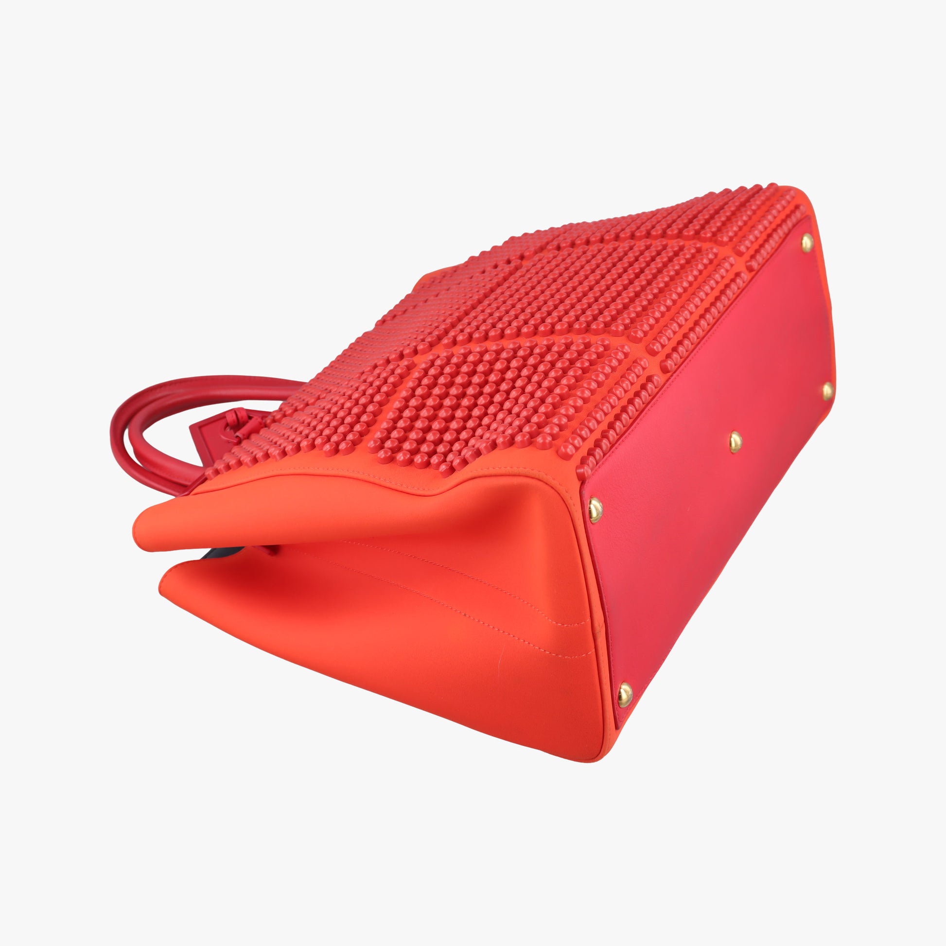 2 JOURS Orange x Red fabric x Leather 8BH250 8BH250-K1X 138-2516トゥージュール オレンジ x レッド ファブリック x レザー 8BH250 8BH250-K1X 138-2516
