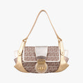 Zucchino Borsa golden×Multicolour canvas×leather 8BR429 2241-8BR429-LPB-048ズッキーノ ボルサ ゴールド×マルチカラー キャンバス×レザー 8BR429 2241-8BR429-LPB-048