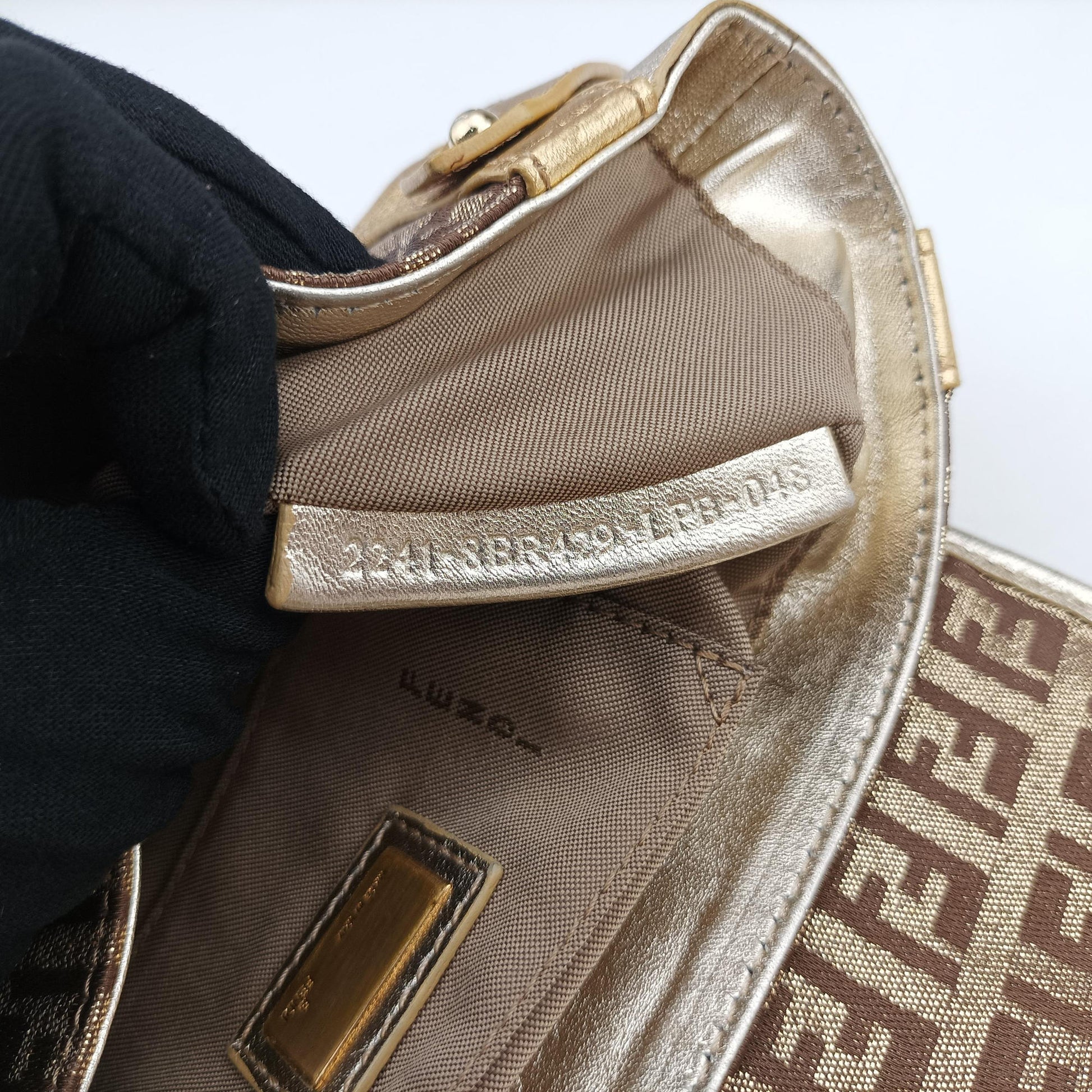 Zucchino Borsa golden×Multicolour canvas×leather 8BR429 2241-8BR429-LPB-048ズッキーノ ボルサ ゴールド×マルチカラー キャンバス×レザー 8BR429 2241-8BR429-LPB-048