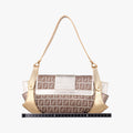 Zucchino Borsa golden×Multicolour canvas×leather 8BR429 2241-8BR429-LPB-048ズッキーノ ボルサ ゴールド×マルチカラー キャンバス×レザー 8BR429 2241-8BR429-LPB-048