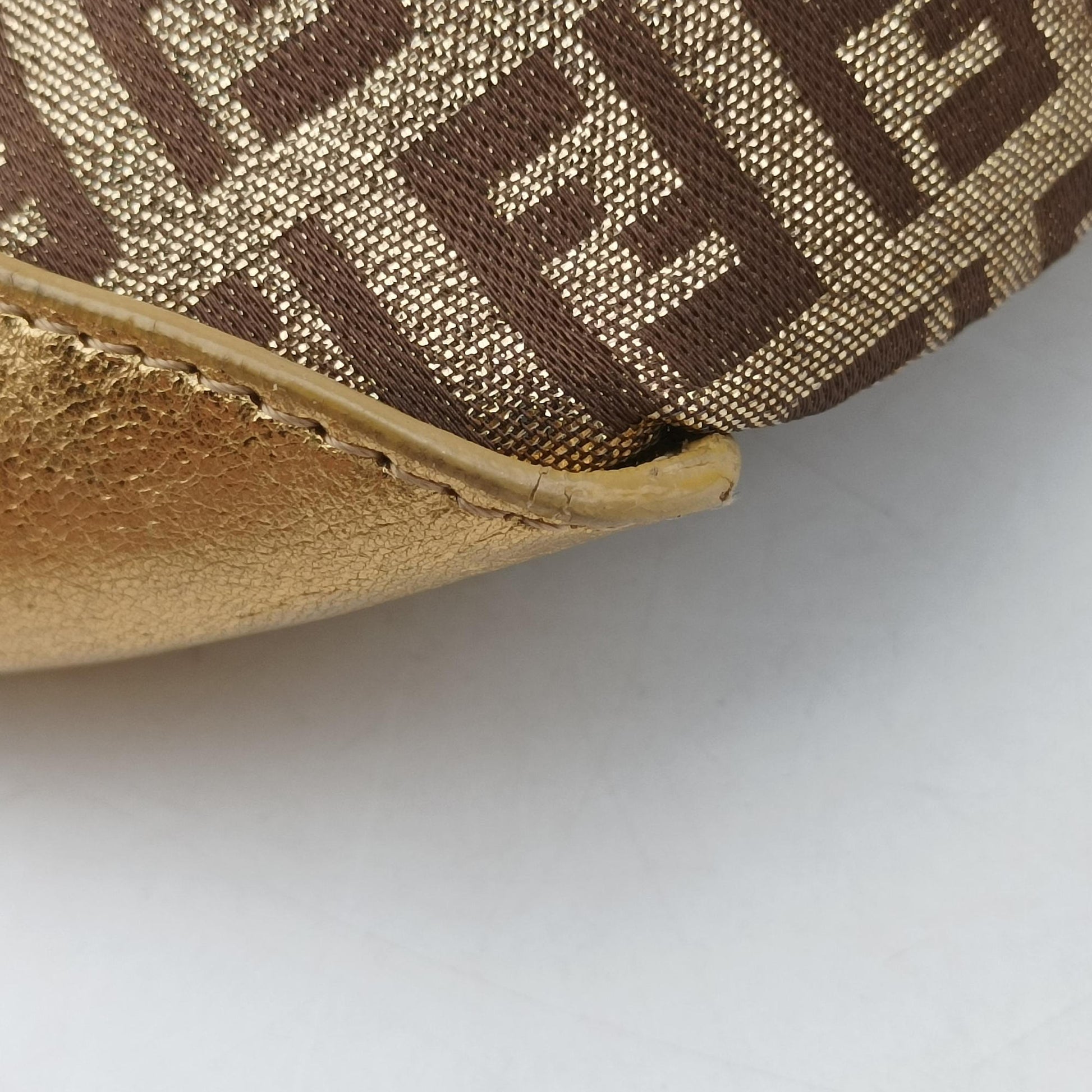Zucchino Borsa golden×Multicolour canvas×leather 8BR429 2241-8BR429-LPB-048ズッキーノ ボルサ ゴールド×マルチカラー キャンバス×レザー 8BR429 2241-8BR429-LPB-048