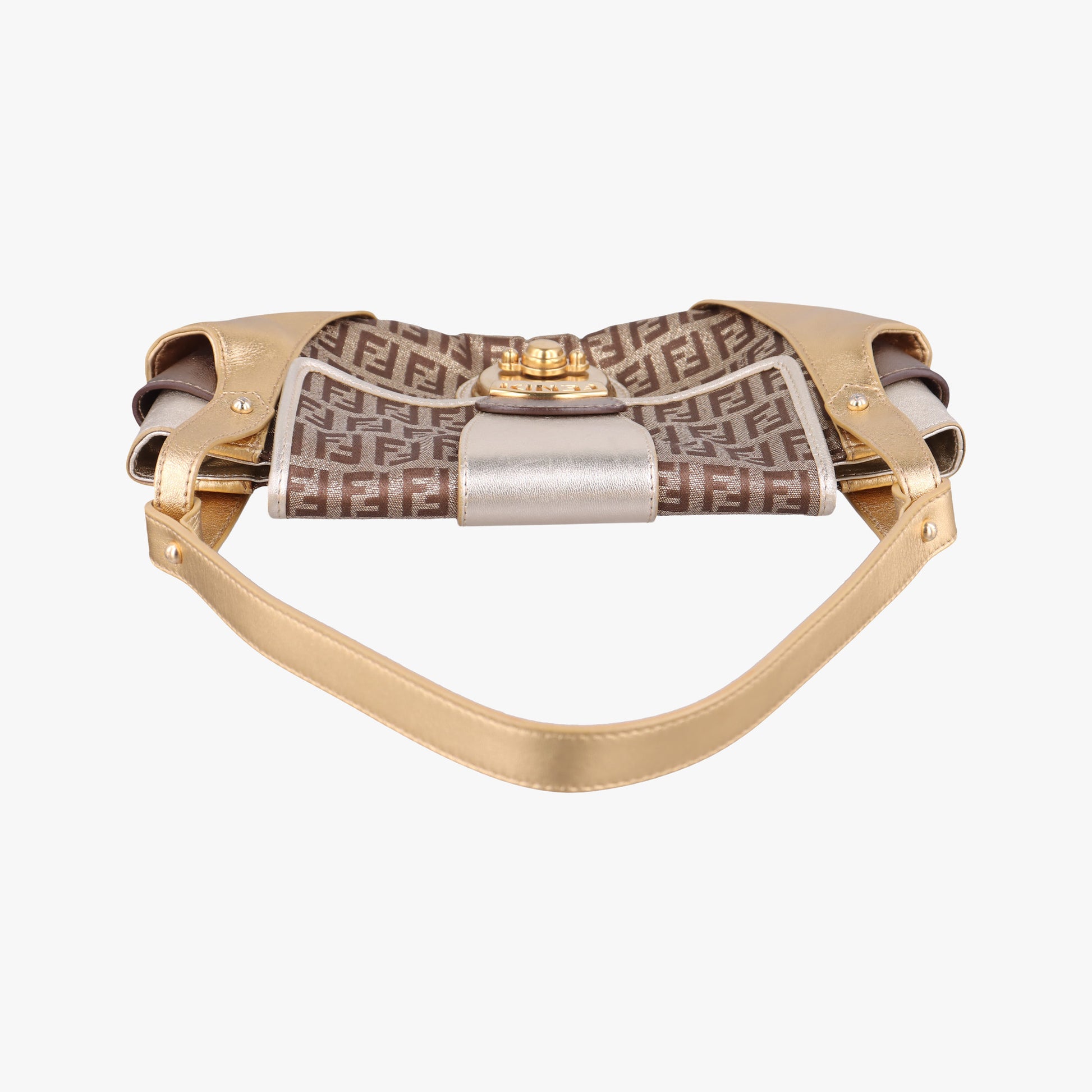 Zucchino Borsa golden×Multicolour canvas×leather 8BR429 2241-8BR429-LPB-048ズッキーノ ボルサ ゴールド×マルチカラー キャンバス×レザー 8BR429 2241-8BR429-LPB-048