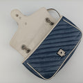 GG Marmont Blue Leather 443497 F031908661GGマーモント ブルー レザー 443497 F031908661