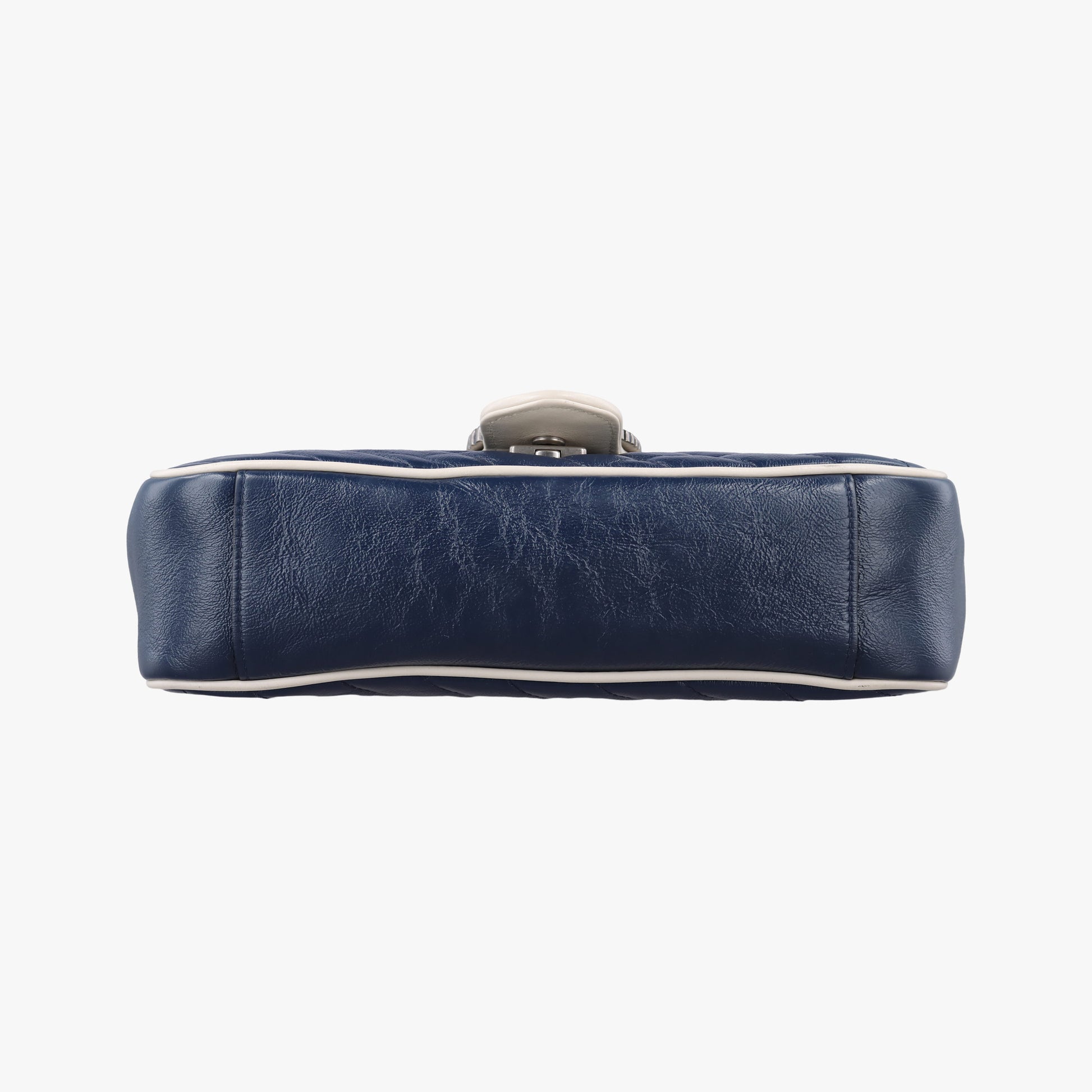 GG Marmont Blue Leather 443497 F031908661GGマーモント ブルー レザー 443497 F031908661