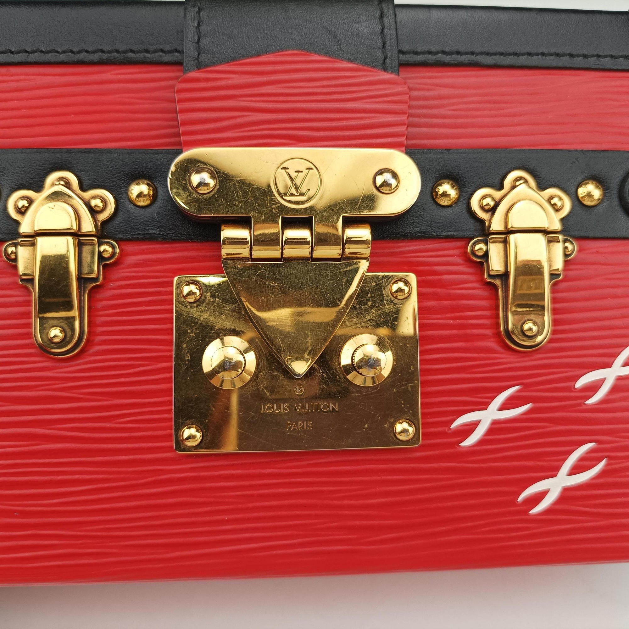 PETITE MALLE Noir×COQUELICOT epi×Leather M54651 DU3175プティット マル ノワール×コクリコ エピ ×レザー M54651 DU3175