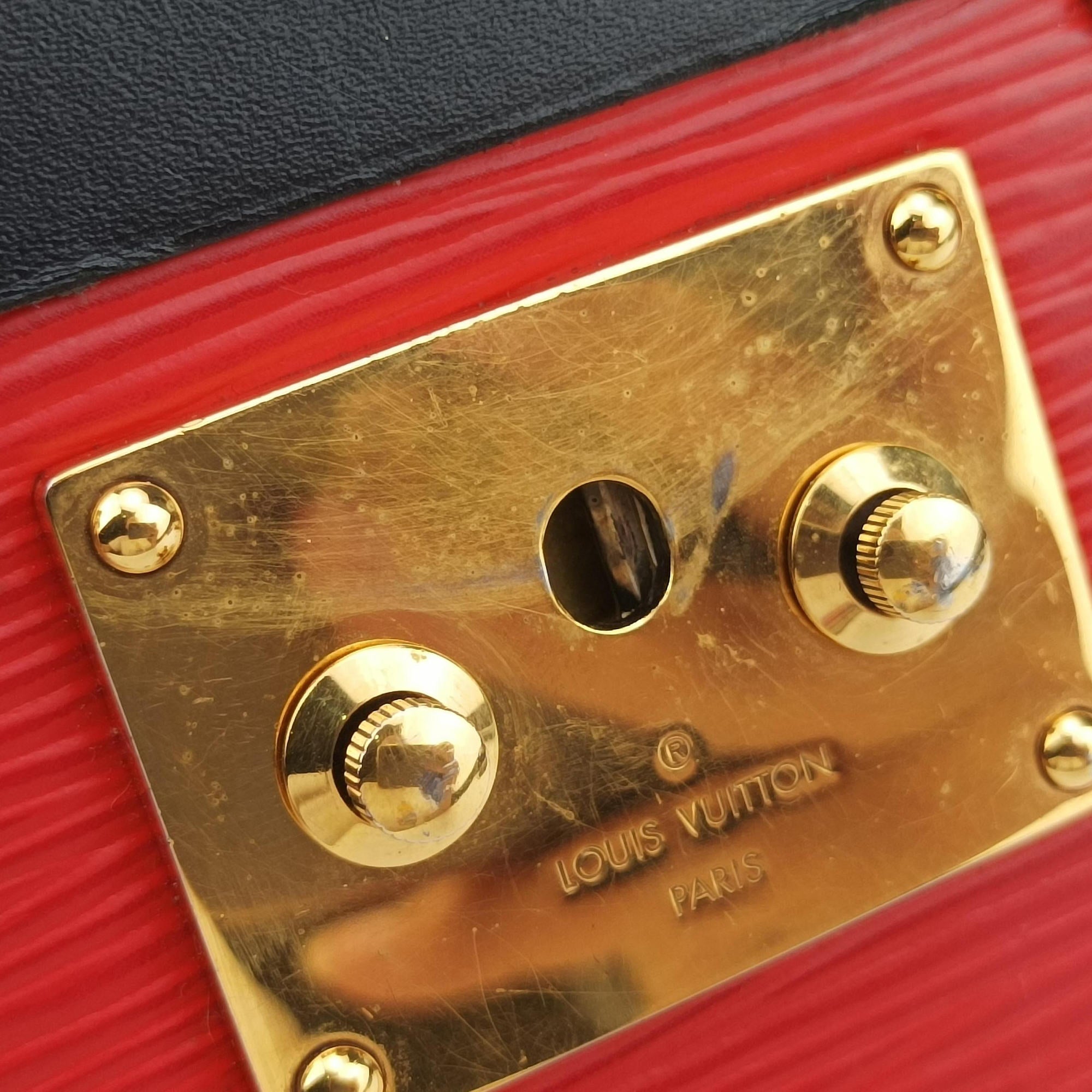 PETITE MALLE Noir×COQUELICOT epi×Leather M54651 DU3175プティット マル ノワール×コクリコ エピ ×レザー M54651 DU3175