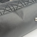 Pre-owned Christian Dior Cannage Dior Soft Shopping Black lambskin  shoulderbag | stylenewstar