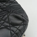 Pre-owned Christian Dior Cannage Dior Soft Shopping Black lambskin  shoulderbag | stylenewstar