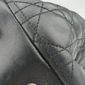 Pre-owned Christian Dior Cannage Dior Soft Shopping Black lambskin  shoulderbag | stylenewstar