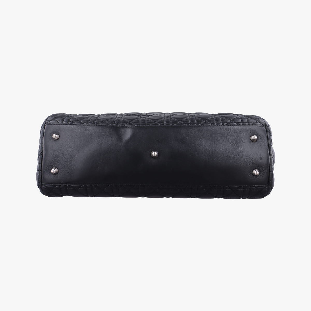 Pre-owned Christian Dior Cannage Dior Soft Shopping Black lambskin  shoulderbag | stylenewstar