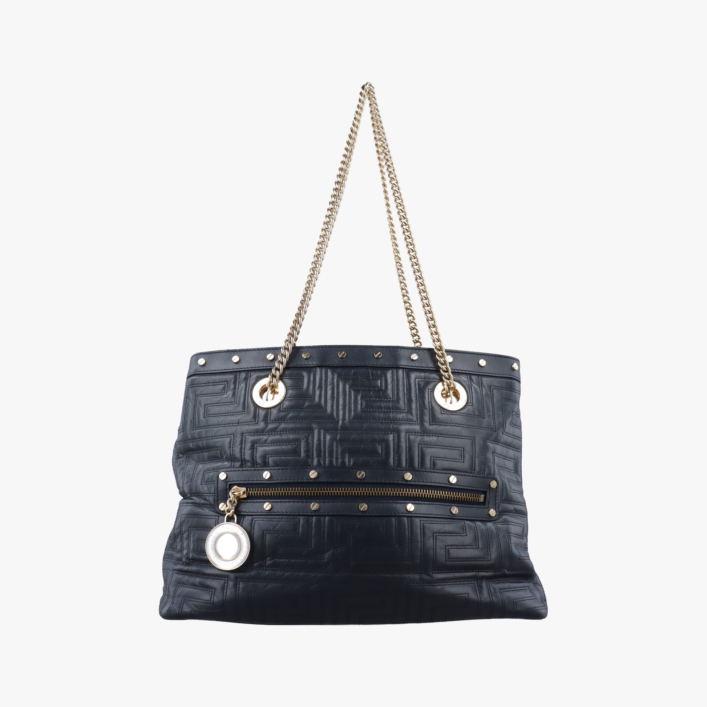 Medusa quilted Navy Leather メドゥーサ キルティング ネービー レザー 