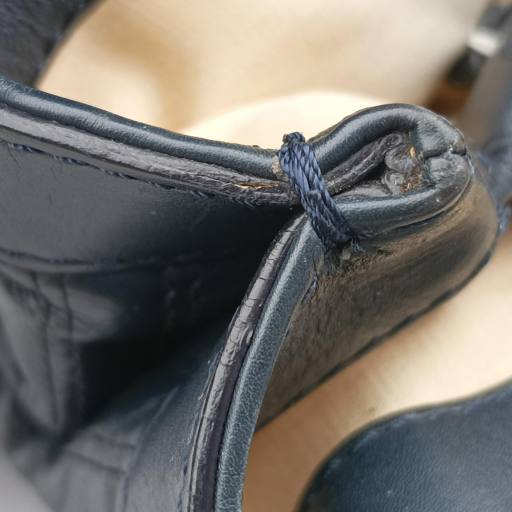 Medusa quilted Navy Leather メドゥーサ キルティング ネービー レザー 