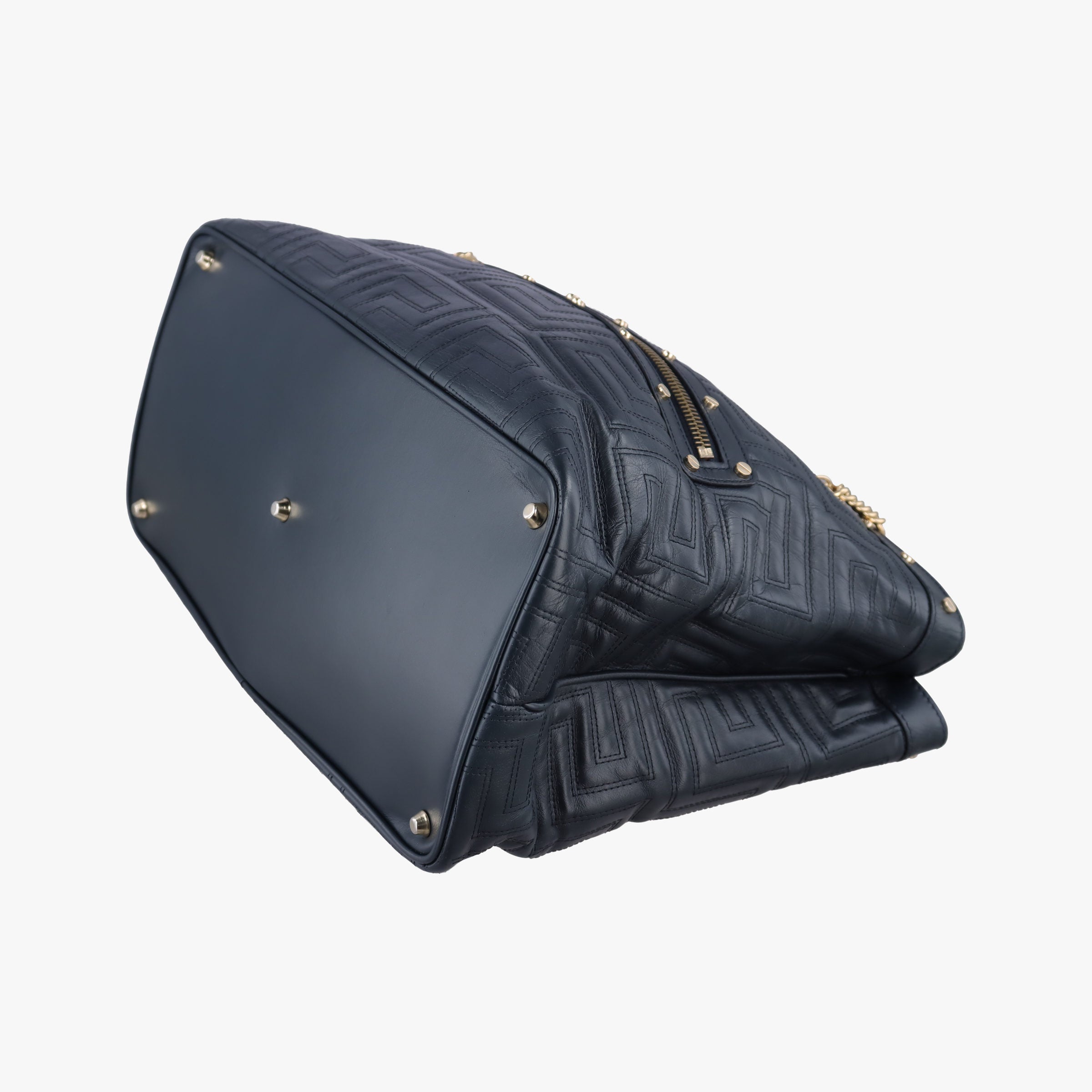 Medusa quilted Navy Leather メドゥーサ キルティング ネービー レザー 