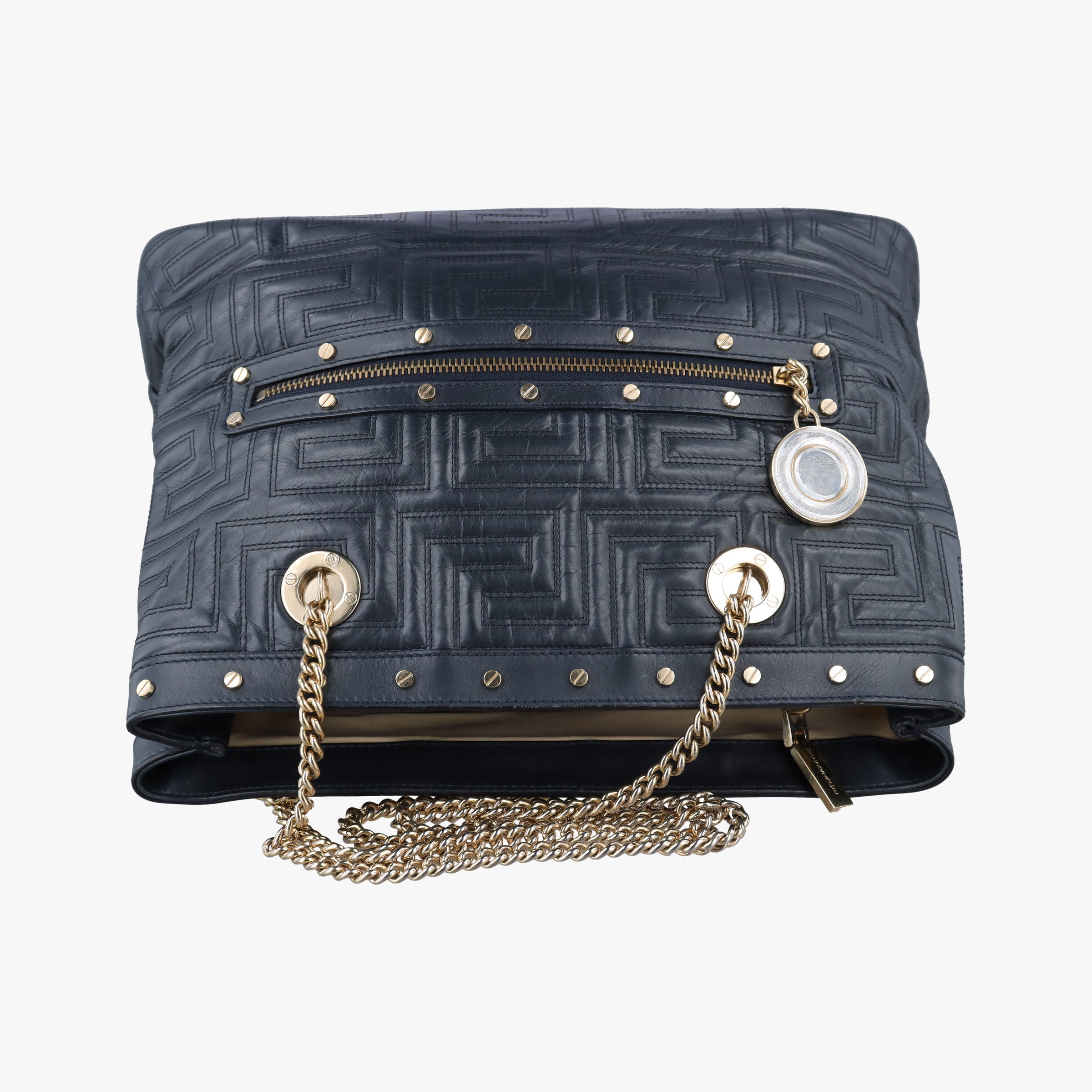 Medusa quilted Navy Leather メドゥーサ キルティング ネービー レザー 