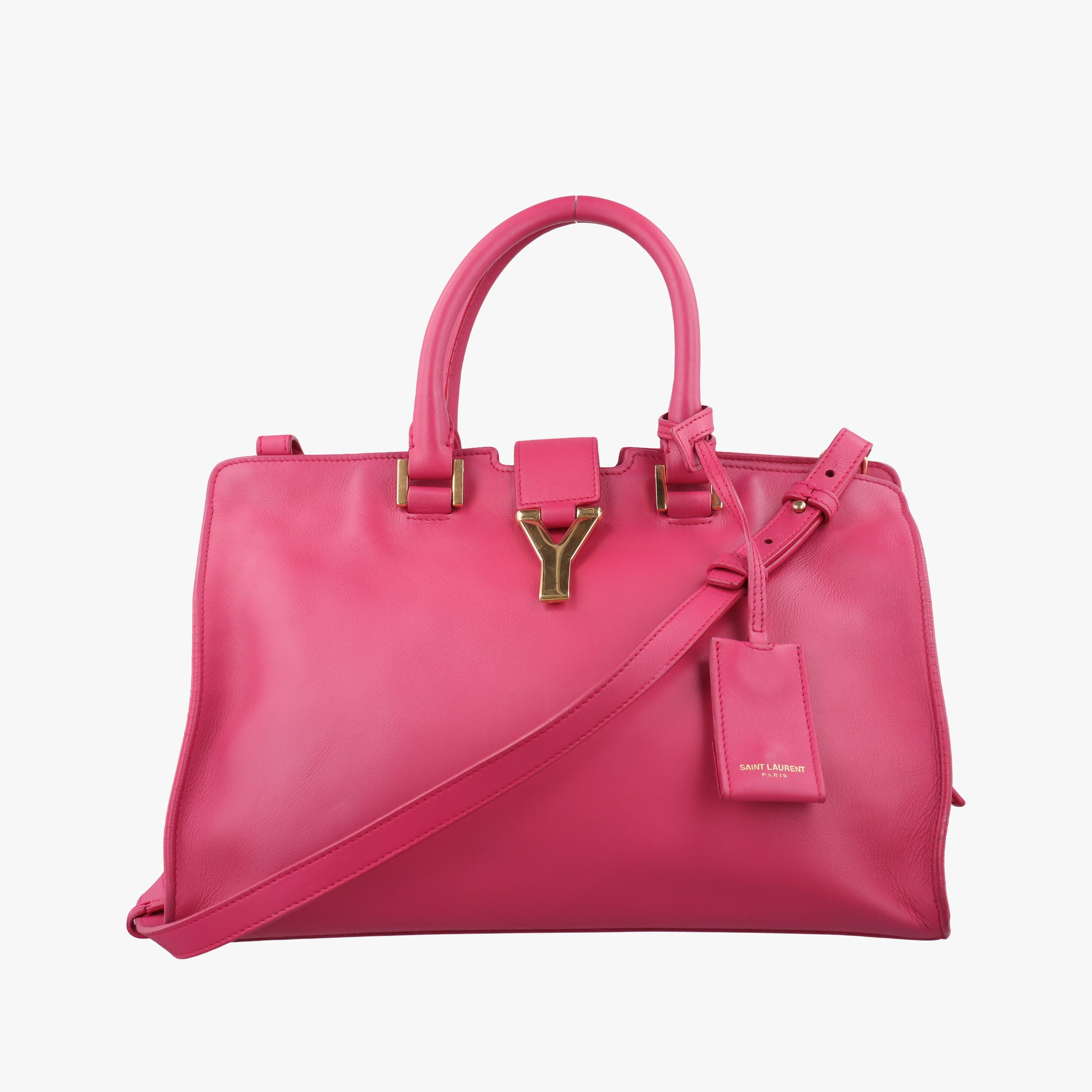 Y Ligne Petit Cabas Rose Leather 311210 311210.529258Yライン プチカバス ローズ レッド レザー 311210 311210.529258