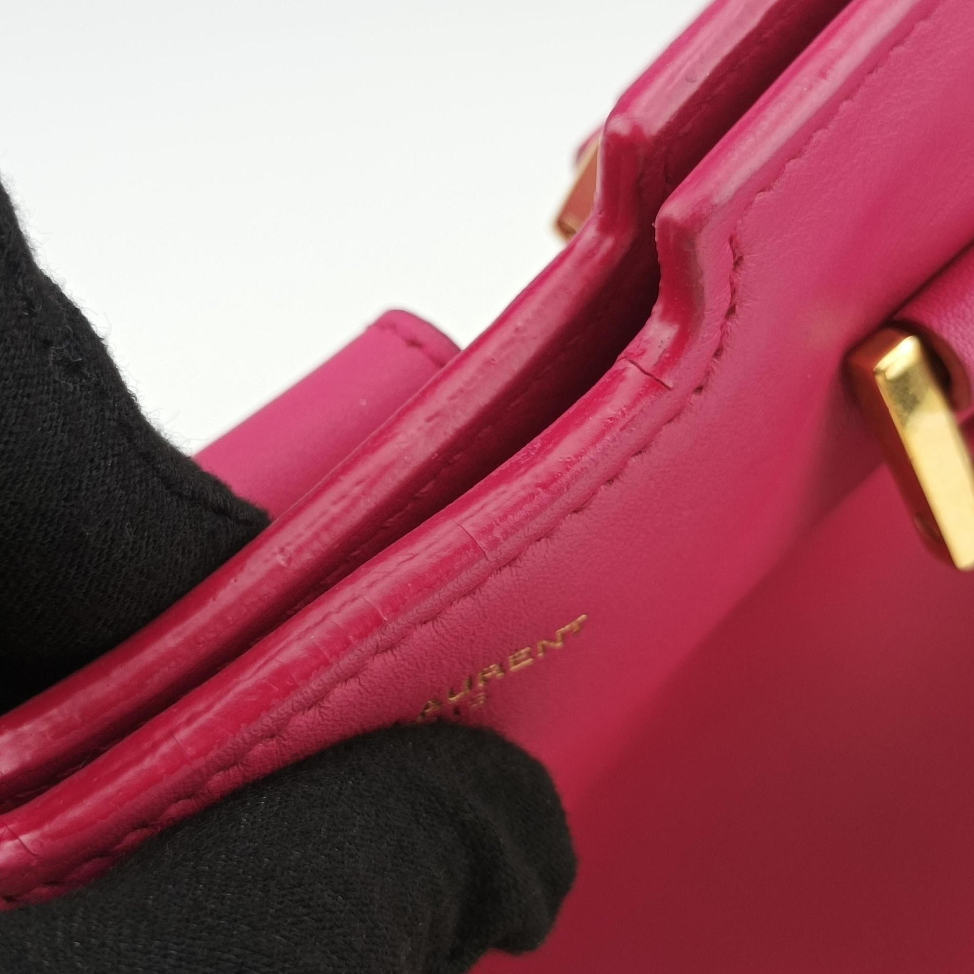 Y Ligne Petit Cabas Rose Leather 311210 311210.529258Yライン プチカバス ローズ レッド レザー 311210 311210.529258