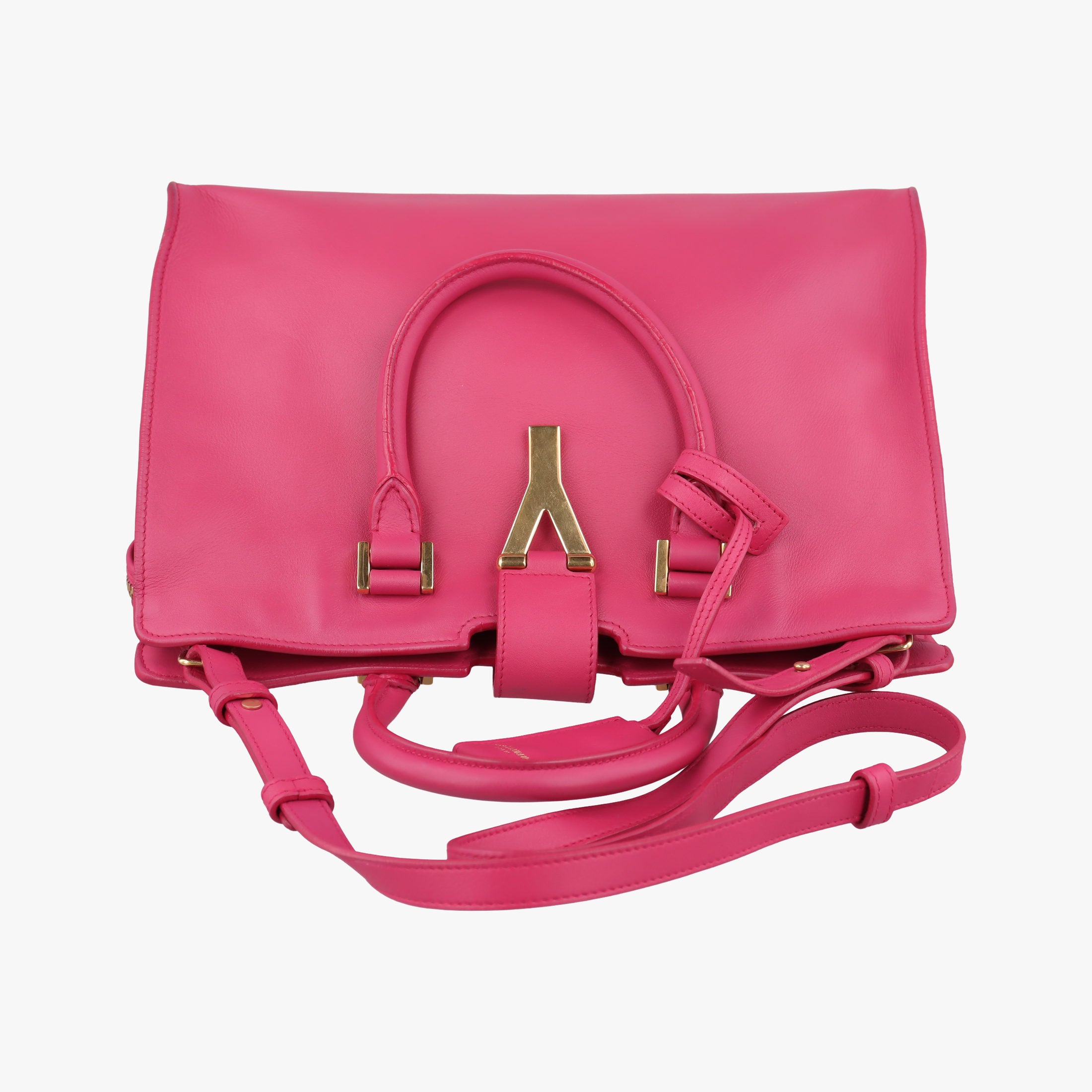 Y Ligne Petit Cabas Rose Leather 311210 311210.529258Yライン プチカバス ローズ レッド レザー 311210 311210.529258