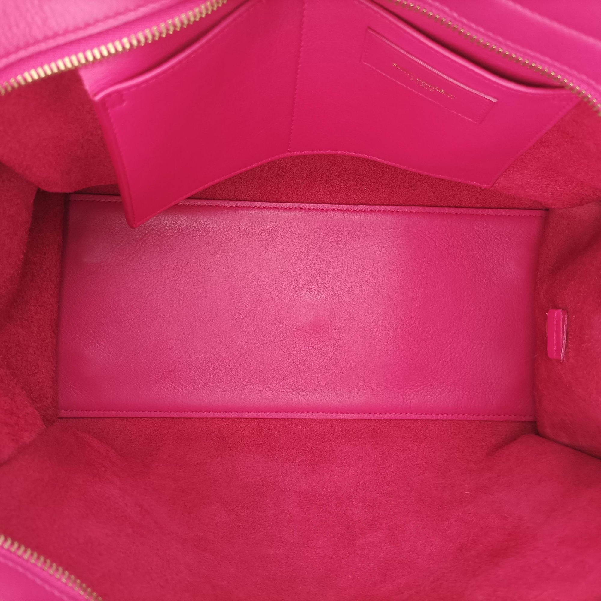 Y Ligne Petit Cabas Rose Leather 311210 311210.529258Yライン プチカバス ローズ レッド レザー 311210 311210.529258