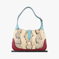 JACKIE 1961 Blue × Red Python × Leather 636706 I03595990ジャッキー 1961 ブルー × レッド パイソン × レザー 636706 I03595990