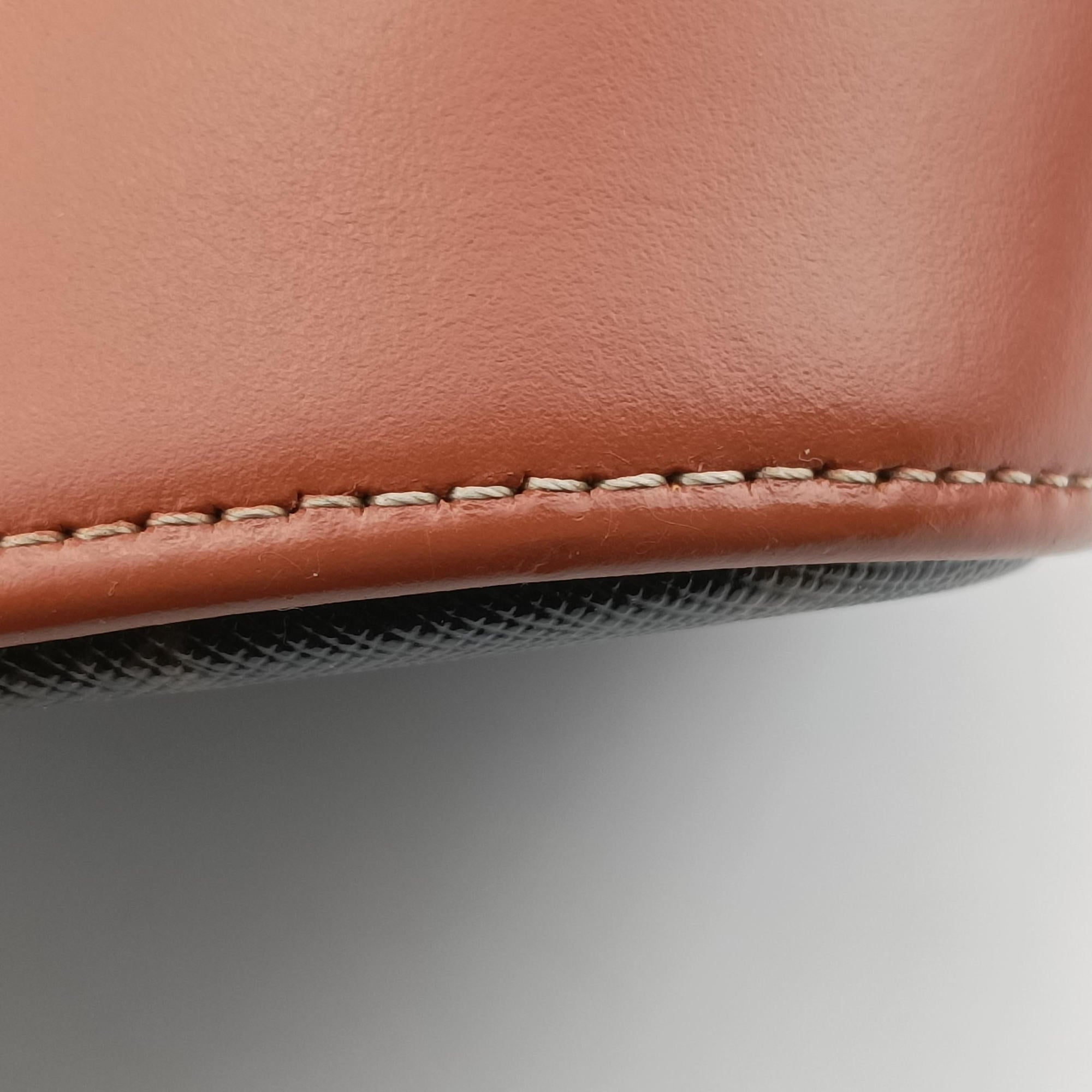 Small Bucket Brown PVC coated canvas×Leather F-CU-0221スモール バケット ブラウン PVCコーティングキャンバス×レザー F-CU-0221