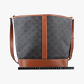 Small Bucket Brown PVC coated canvas×Leather F-CU-0221スモール バケット ブラウン PVCコーティングキャンバス×レザー F-CU-0221
