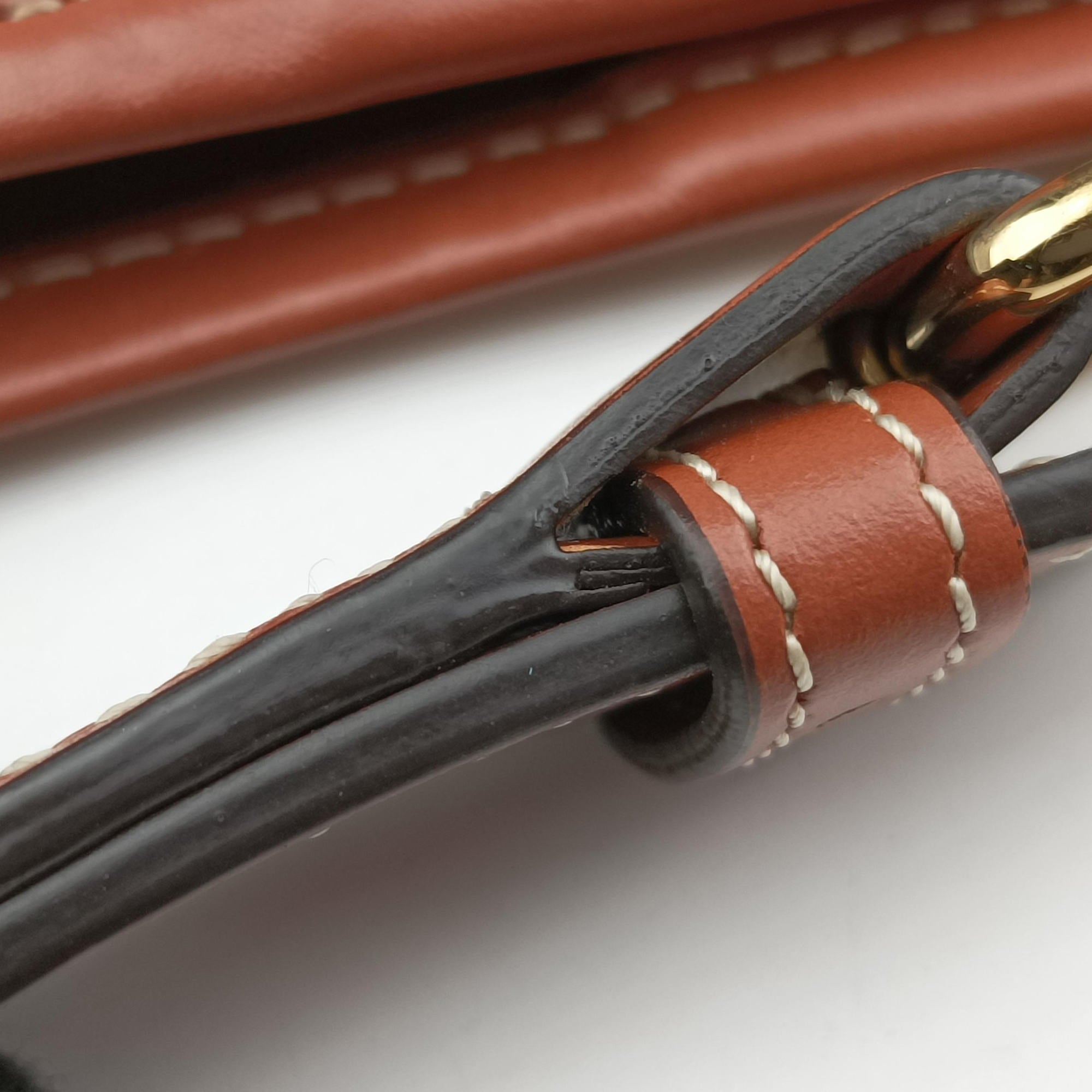 Small Bucket Brown PVC coated canvas×Leather F-CU-0221スモール バケット ブラウン PVCコーティングキャンバス×レザー F-CU-0221