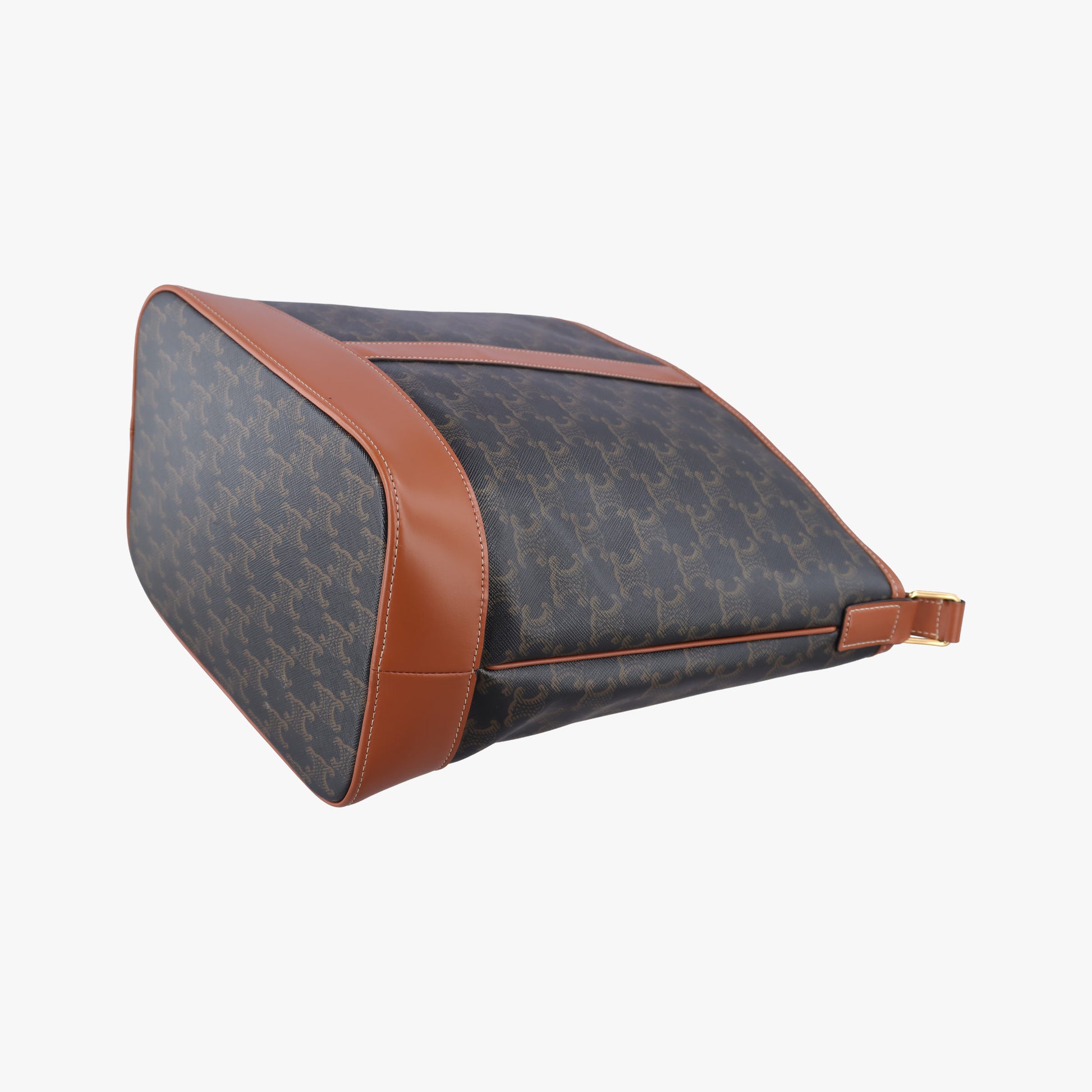 Small Bucket Brown PVC coated canvas×Leather F-CU-0221スモール バケット ブラウン PVCコーティングキャンバス×レザー F-CU-0221
