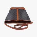 Small Bucket Brown PVC coated canvas×Leather F-CU-0221スモール バケット ブラウン PVCコーティングキャンバス×レザー F-CU-0221