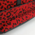 Monogram Leopard Print Baby Punk Chain Red×Black Pony hair x Leather 401648 CLD401648.0715モノグラム レオパードプリント ベビーパンクチェーン レッド×ブラック ハラコ×レザー 401648 CLD401648.0715